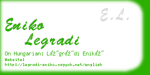 eniko legradi business card